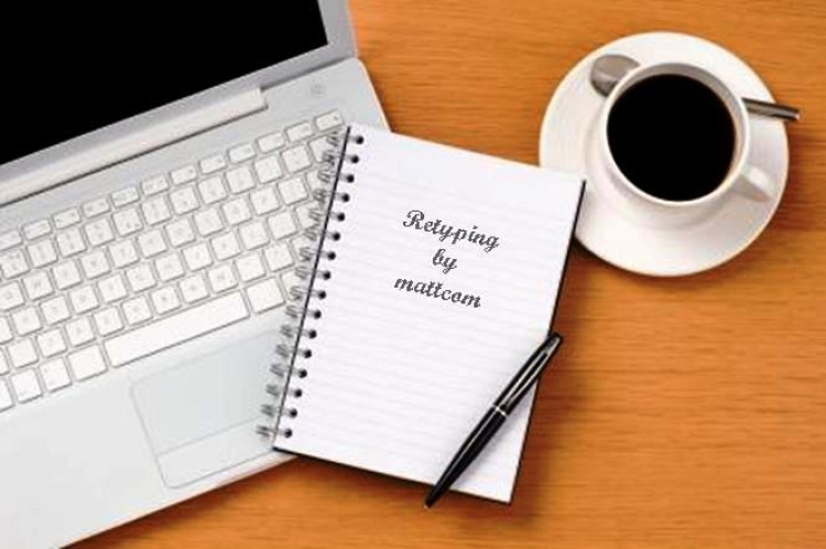 We will do a quick typing job, retyping pages, pdfs to words and sentences in images into documents.